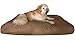 Dogbed4less Jumbo Orthopedic Extreme Comfort Memory Foam Dog Beds for Extra Large Dog, Waterproof Internal Case and Machine Washable External Cover, 55X47 Pet Pillow, Brown