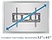Mount-It! Low Profile Fixed TV Wall Mount Bracket for 32, 34, 37, 39, 40, 42, 47, 48, 49, 50, 52, 55, 60 Inch Flat Screen TVs, Ultra Slim Design with 175 Lbs Capacity Max VESA 750x450 6 ft HDMI cable