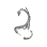 PRO Base The Dragon's Lure Stud Gothic Earring-Antique Silver Style