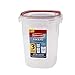 Rubbermaid Lock-Its Food Storage Containers with Easy Find Lids, 3-Piece Set
