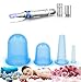 Med SPA Care® Ancient TCM Acupuncture Cupping Therapy Set,Hightest Quality Cupping Set,Pro Cupping Kit for Massage Therapy-Relief Rheumaty,Waist Back Pain,w/Value Gifts+e-Book (6, Beginner Set)