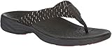 Vionic Women's Hazel Arch Support Thong Sandal Black 8 M US
