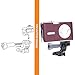 USA Gear Action Cam Head Strap Action Mount with J Hook and Tripod Adapter - Compatible with Kodak PIXPRO SP1, Vivitar Full HD Action Camera, Ricoh WG-M1 Black Waterproof Action Video Camera & More