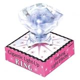 Set of 3 Amscan Giant Light-Up Engagement Ring bundled by Maven Gifts