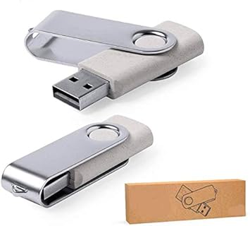 Lote 50 Memorias USB Fibra Trigo Ecológicas con Caja Regalo: Amazon.es: Electrónica