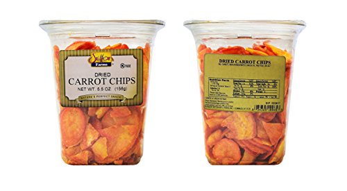 Setton Dried Veggie Chip, Variety Pack w/ all flavors (Beet, Carrot, String Bean, Mix Vegetable, Okra), Pack of 5