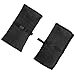 Patu Roll Up Electronics Accessories Travel Gear Organizer Case, Black - Portable Universal External Batteries Hard Drives Cable Management Healthcare Cosmetics Kit Bag