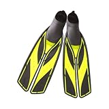 Atomic Aquatics Full Foot Split Fin (High Performance) 10.5-11.5 Yellow