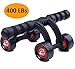 Kansoon Ab Wheel Fitness Equipment - 4 Wheels Innovative Ergonomic Abdominal Roller Carving System - Home Gym Boxing Exercise Workout Equipment - 4-Wheel roller (4 Wheels)