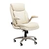 AmazonCommercial Ergonomic Executive Office Desk Chair with Flip-up Armrests – Adjustable Height, Tilt and Lumbar…