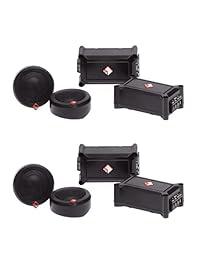 4 sistemas de tweeter estéreo para el auto Rockford Fosgate P1T S de 1.0 pulg., 240 W