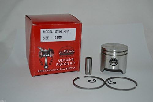 Lil Red Barn Stihl Bg45, Bg46, Bg55, Fs 55, Piston Kit 34mm, Replaces Stihl # 4130-030-2000 Two Day Standard Shipping to All 50 States!