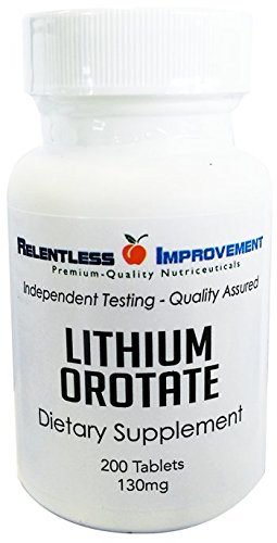 Relentless improvement lithium orotate