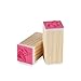 Shopline 12 Pieces Vintage Stamps, Wooden Rubber Stamps with Flower Lace for Letters Diary Craft Scrapbooking