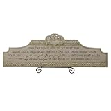 Grasslands Road Celebrating Heritage Celtic Over the Door Plaque with Stand, May the Road Rise Up, 6-1/4 by 19-Inch