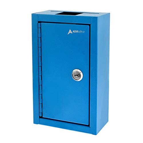 AdirOffice Large Key Drop Box (Open Drop Box, Blue) Pricepulse