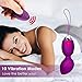 Kegel Exercise Weights,Hizek 5 in 1 Ben-Wa Balls Kegel Balls for Tightening & Pleasure with Wireless Control Remote,Safe Silicone and 9 Vibration Modes for Bladder Control&Pelvic Floor Exercises