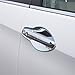 KUST mw3968w Chrome Door Handle Covers, Side Door Handle Hardware fit for Honda 2015 2016 CRV Handle Bomb Trim,Pack of 4 Pieces of Exterior Door Handle Protector
