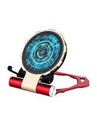 FOUCAULT   Soporte de carga 2 en 1 para iPhone 8, 8P, XS, XR, XM, Samsung Galaxy S9, S9, S9, S9, S8, S8, S8, S8, S7, Note 8, color rojo