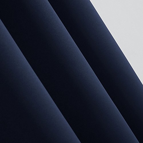 image for Deconovo Grommet Curtain Room Darkening Curtains Thermal Insulated Dra