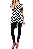 82 Days Women'S Rayon Span Various Print High & Low Sleeveless Tunic - Print