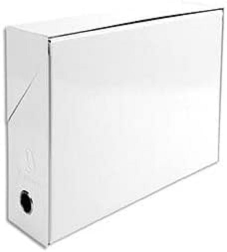 Exacompta - Ref 770002E - Forever Collection - Cloth Spine Folders - 240 x 320mm in Size, Suitable for A4 Documents, 3mm Spine, 320gsm Recycled Card - Buff (25 Pack)