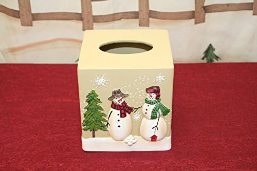 The Curtain Shop Tall Snowman Christmas Collection (Tissue Box)