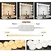 Vanity Mirror Light Kit IMAGE 12 LED Light Bulb Hollywood Style Vanity Mirror Light Kit 3.3M 10.8Feet Dimmable Color Temperature Adjustable Lighting Fixture Strip with USB Cable (Mirror Not Included)