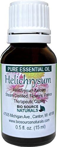 Helichrysum (Helichrysum italicum) Pure Essential Oil 1 fl Oz / 30 ml by BioSource Naturals
