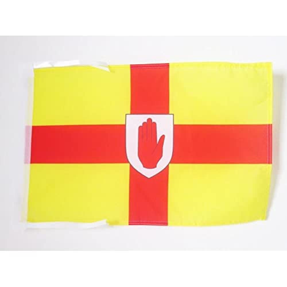 AZ FLAG - Ulster Flag - 18'' x 12'' - 100% Polyester Ireland - Irish province of Small Banner with Two Cords - Fade Resistant - Vivid Colors - 18x12 in - 45x30 Cm — image 1