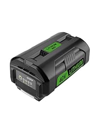 Batería Ryobi de 18 V y 40 V.