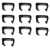 QIQIHOME 10 Outdoor Patio Furniture Clips Fasteners Clips Sofa Clip Alignment Fasteners Clip Sectional Connector for Rattan Furniture Garden Sofa (MEDIUM)