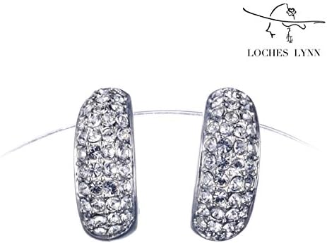 Loches Lynn Stelluxa Austrian Crystals 925 Silver Plated Fashion Jewelry Earrings (EP-21309G)