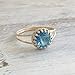 Aquamarine Ring March Birthstone Gold Aquamarine Jewelry Ring
