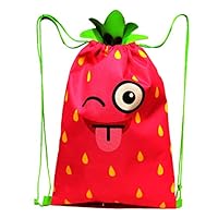 Carried Away Bags Designer Drawstring String Bag and Towel Set for Girls Beach Pool and Travel - Watermelon