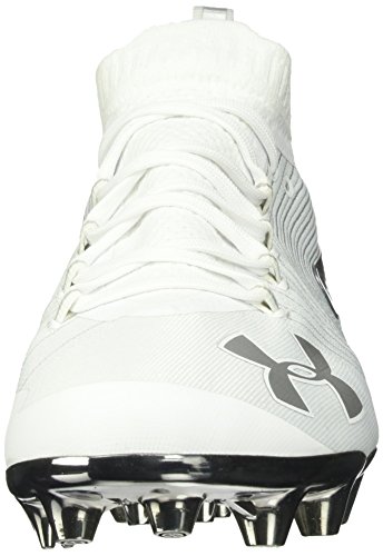 Under Armour Men's Spotlight MC Lacrosse Shoe, 100/White, 10.5