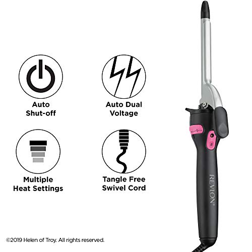 Revlon Perfect Heat Triple Ceramic Curling Iron For Silky Smooth