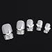 CJESLNA Special Silver White Butterfly 10 Pieces Silver 3D Alloy Nail Art Slices Glitters DIY Decorations