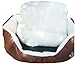 Pet house Soft Warm Indoor Pet Puppy Sherpa Cotton Bed, brown, 46 x 42cm