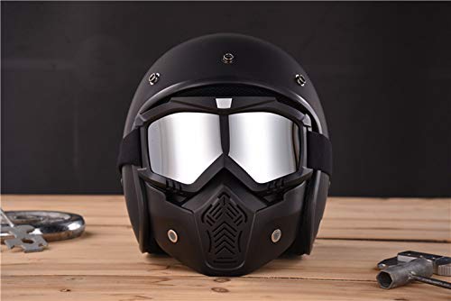 CHAMER Motorcycle Glasses Motocross Goggles Helmet Mask Fog-Proof Windproof UV400 Protection Vintage Harley Motorbike Riding Sunglasses for Kid&Adult CS Paintball