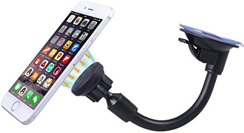 Universal Windshield Magnetic Phone Holder Long Arm Car Dashboard Phone Stand Strong Strength Magnet Car Cellphone Holder For iPad iPhone 6S Plus 6 7 Plus Samsung Galaxy S4 Note Magnetic Phone Mount