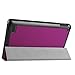 NEWSTYLE Slim Shell Case for Fire 7 2015 - Ultra Lightweight Slim-shell Stand Cover For Amazon Fire 7 Tablet (5th Generation, 2015 Release Only) (Purple)