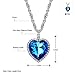 Neoglory Blue Crystal Heart Pendant Necklace For Women Heart of The Ocean Titanic Big Heart Pendant Women Necklace21