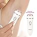 Sminiker Professional Upgrade Womens Electric Razor 4 in 1 Ladies Electric Shaver Cordless Rechargeable Wet/Dry Electric Razor for Women Waterproof Body Hair Bikini Trimmer + Manicure Set (White)