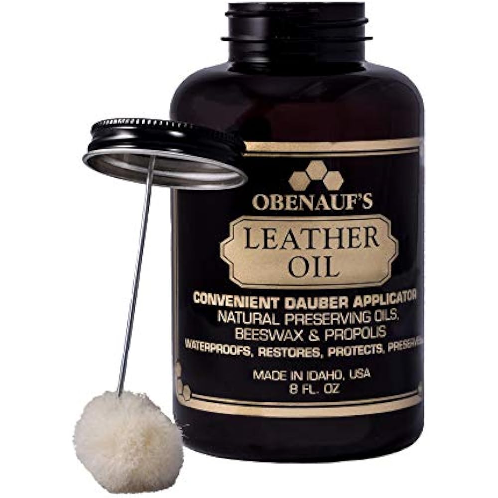 Obenauf&rsquos Leather Oil Conditions Restores Preserves Dry (8oz