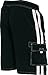 NORTY Men's Swimsuit Trunks - Swim Shorts for Beach, Boat, and Watersports - Drawstring Waist and Cargo Pockets - Black, X-Large