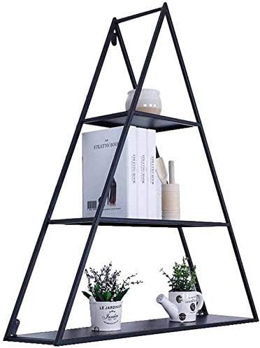 お中元 Luckya プラントスタンド棚ウォールは 黒 アイアンスタンドハンギングプランターホルダーをマウント 金属ストレージデコレーション展示棚リビングルーム羽目板工場では