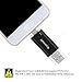 USB C Drive 32GB Phone USB Drive,100% Real Capacity 3 IN 1 (Type-C/Micro USB/USB 2.0) OTG Flash Drive Waterproof Storage Thumb Drive for Macbook Andriod Mobile Phone Tablets Samsung (black_32GB)