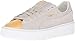 PUMA Women's Suede Platform Fashion Sneaker, Gold-Star White-Puma, 6.5 M US