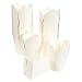 Pack of 60 Chinese Takeout Food Containers - Take Out Boxes, to-Go Eating, Chinese Party Supplies 32oz, White - 4 x 4.5 x 3.3 Inches